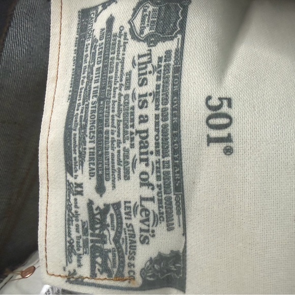 Levi's® 501™ Original Fit Jeans Mens Size 34x34 Color The Rose - Picture 12 of 13